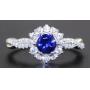 Antique Style Sapphire Infinity Designer Ring