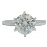 14k Gold 2.03 ct Round Lab Diamond Ring