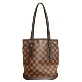 Louis Vuitton Damier Ebene Marais Tote Bag
