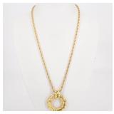 Yves Saint Laurent YSL Circle Long Necklace