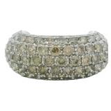 18k Gold 5.00 ct Natural VS Champagne Diamond Ring
