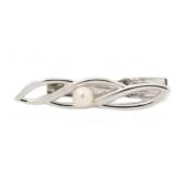 Mikimoto Silver Akoya Pearl Tie Pin