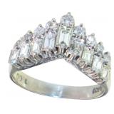 Platinum 1.00 ct Natural VS Brilliant Diamond Ring
