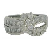Platinum 1.00 ct Natural VS Diamond Ring