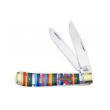 Steel Warrior Turquoise Bar Trapper Knife