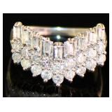 Platinum Natural 1.06 ct Brilliant Diamond Ring