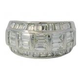 Platinum 3.00 ct Natural VVS Diamond Ring