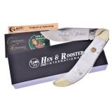 Michael Prater H&R White Pearl Clasp Knife