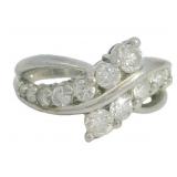 Platinum 1.00 ct Natural  Diamond Ring