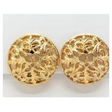 Chanel Coco Gold Clip-on Earrings