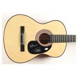Autographed Cheech & Chong Acoustic Guitar