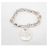 Tiffany & Co. Return to Tiffany Round Tag Bracelet