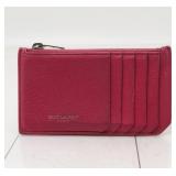 Yves Saint Laurent Pink Leather Card Holder