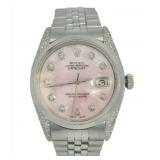 Rolex Oyster Perpetual 1601 Datejust 36 w/Diamond