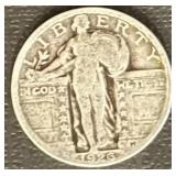 1926 Standing Liberty Quarter Dollar Coin