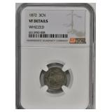 1872 3 Cent Liberty Head Nickel
