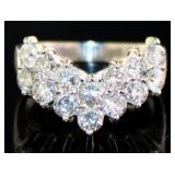 Platinum Natural Brilliant 2.00 ct Diamond Ring