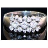 Platinum .70 ct Natural Brilliant Diamond Ring
