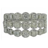 18k White Gold 1.00 ct Natural VS Diamond Ring