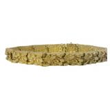 14kt Gold 7" Nugget Bracelet *HEAVY*