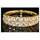 18kt Gold 1.00 ct Natural VS Diamond Ring