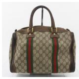 Gucci GG Supreme Sherry Line Boston Bag