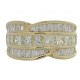 18k Gold 3.00 ct Natural VS Brilliant Diamond Ring