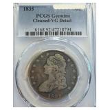 1835 50 Cent Coin