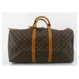 Louis Vuitton Monogram Keepall 55 Boston Bag