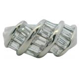 Platinum 2.00 Natural Brilliant Diamond Ring