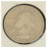 1934 Philadelphia Mint Washington Silver Quarter