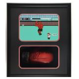 Autographed Mike Tyson Punch Out Display