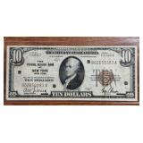 1929 $10 NY Federal Reserve Bank Note