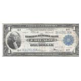1918 $1  Chicago Federal Reserve Bank Note