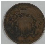 1868 Two Cent Piece
