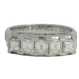 Platinum 1.00 ct Natural VS Brilliant Diamond Ring