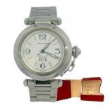 Cartier Pasha C Big Date W31044M7 Automatic