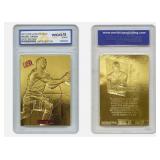1997 Michael Jordan 23K Gold Card