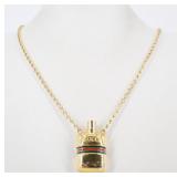 Gucci Sherrry Line Bottle Motif Necklace