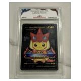 Pokï¿½mon Black Foil Custom Pikachu Card