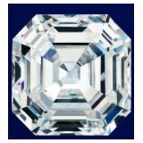 Asscher Brilliant Cut 3.72 ct VS Lab Diamond