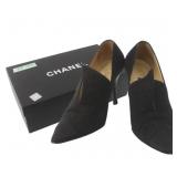 Chanel Black Pump Shoes Size 35 1/2