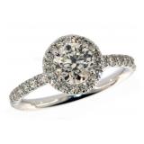 14k Gold 1.40 ct Round Brilliant Diamond Ring