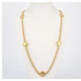 Chanel Rue Cambon Coin Necklace