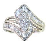 Platinum Natural 1.00 ct VS Brilliant Diamond Ring