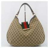 Gucci GG Canvas Sherry Line Shoulder Bag