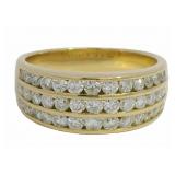 18K Gold 1.13ct Natural VVS Diamond Ring