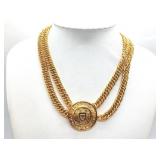 Chanel 31 Rue Cambon Medallion Chain Necklace