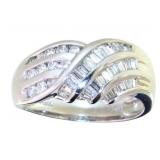 Platinum .68 ct Natural VS Brilliant Diamond Ring Platinum .68 ct Natural VS Brilliant Diamond Ring