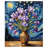 Irises Starry Night I LTD EDT Canvas Van Gogh LTD Irises Starry Night I LTD EDT Canvas Van Gogh LTD